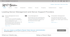 Desktop Screenshot of 24x7serversupport.com