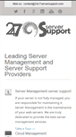 Mobile Screenshot of 24x7serversupport.com