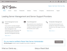 Tablet Screenshot of 24x7serversupport.com